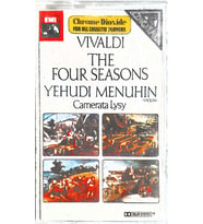 (Plak Değildir KASET tir) Vivaldi The Four Seasons Yehudi Menuhin Camerata Lysy Kaset