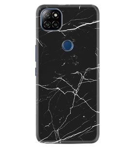 Casper E30 F20 X20 Kılıf Desemli Silikon Siyah Mermer 1299
