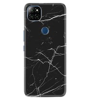 Casper E30 F20 X20 Kılıf Desemli Silikon Siyah Mermer 1299