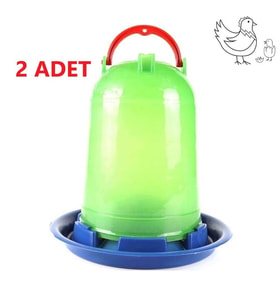 Tavuk ve Civciv Yemliği 5 Lt (Plastik-Korumalı)-2 Adet