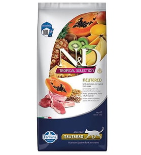 N&D Tropical Selection Kuzu Etli Kısırlaştırılmış Kedi Maması 10 Kg