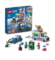 LEGO 60314 CİTY DONDURMA KAMYONU POLİS TAKİBİ 317 PARÇA 5+