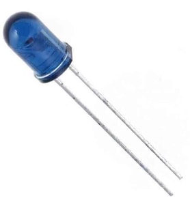 Led Mavi 5 Mm Mercekli
