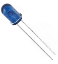 Led Mavi 5 Mm Mercekli