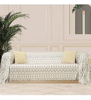 SoftMicro İskandinav Desenli180x220 cm  Koltuk Örtüsü Şalı, Kanepe Örtüsü, Tv Battaniyesi Gri