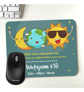 Kişiye Özel Muhteşem Arkadaşlar İsme Özel Mousepad