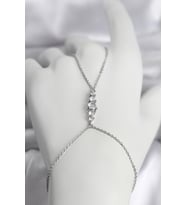 Pirinç Gümüş Renk Zirkon Taşlı Kadın Şahmeran 5886 - GLST8026-5468