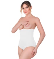 BEYAZ MI Emay 2080 Yüksek Bel Çıtçıtlı Slip Korse