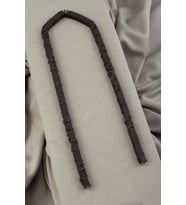 Hematit Doğal Taş Mat Siyah Rondela Kesim 6x1mm Dizi
