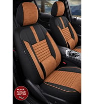 Skoda Superb Phantom Taba Tay Tüyü Oto Koltuk Kılıfı Tam Set -Ortopedik-Kolay Montaj-Terletmez 2001-2006