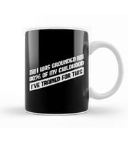 Grounded Funny Self Isolation Quote Kupa Bardak Porselen
