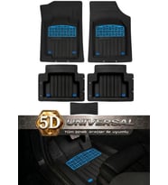 Hyundai Accent Hb 1995-2005 Model Uyumlu ENEROXX MAVİ 5D Havuzlu Paspas Universal-Yumuşak Kaymaz Taban
