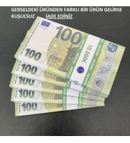 500  ADET 100 EURO GEÇERSİZ EĞLENCE OYUN ŞAKA  DÜĞÜN PARASI