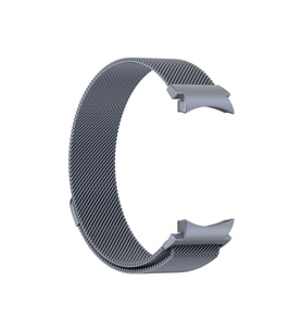 Samsung Galaxy Watch 6 40mm Uyumlu Kordon Hasır Metal Mıknatıslı Örgü Zore KRD-01 Kayış