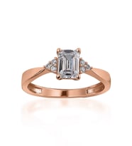 EMILIANO JEWELLERY SİLVER 925 AYAR TAŞ DESENLİ YÜZÜK (Gümüş)