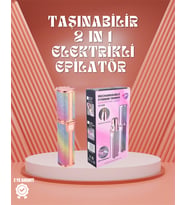 Paslanmaz Çelik Bıçaklı Usb Epilatör – Kaş, Üst Dudak Çene Tüy Temizleyici