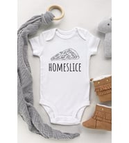 Homeslice Kısa Kol Çıtçıtlı Bebek Body