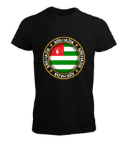 Abhazya,Abhazya Bayrağı,abkhazia,abkhazia flag. Siyah Erkek Tişört