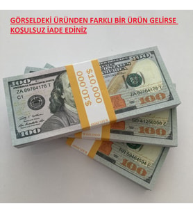 300 ADET 100 DOLAR GEÇERSİZ PARA EĞLENCE OYUN ŞAKA  DÜĞÜN PARASI FİLM PARASI DİZİ ÇEKİMLERİ İÇİN SAHTE PARA