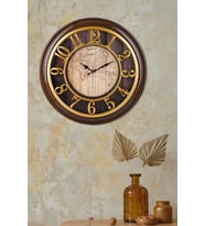 FINDIK KASA GOLD RAKAMLI DUVAR SAATİ 44.5 CM