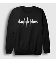 Presmono Unisex Siyah Logo Daylight Dies Sweatshirt 538860tt