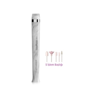 Polosmart PSC101 Şarjlı Led Işıklı 5 Başlıklı 2 Kademeli Manikür Pedikür Seti