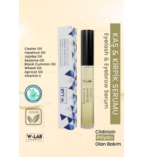 W-Lab Cosmetics Kaş Kirpik Serumu 10 ML