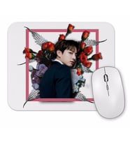BTS Bangtan Sonyeondan Floral Jungkook Mouse Pad