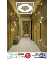 Mimari Desen Tavan 54w Led Aydınlatma Hd Avize 60cmx60cm