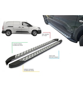 BERLİNGO MAXİ PANEL VAN UZUN ŞASE NOKTALI YAN BASAMAK 2019 2020 2021 2022 2023 2024 2025 2026 2027