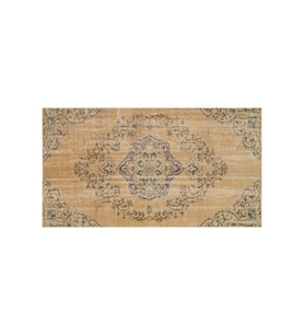 Benzersiz El Yapımı Vintage Halı 142x257 cm 9558