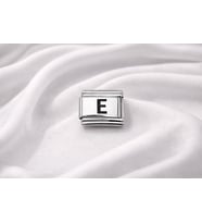 E Harfi Charm – Çelik Harfli Bileklik Aksesuarı,Kişiye Özel Modüler Takı