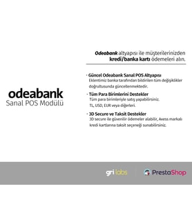 PrestaShop - Odeabank Sanal POS Modülü