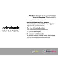 PrestaShop - Odeabank Sanal POS Modülü