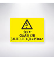 Dikkat Onarım Var Şalterler Açılmayacak