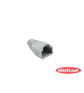 Electroon RJ45 CAT5 PVC Kılıf Gri - 100 Adet