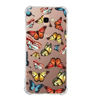 PrintiFy Samsung Galaxy J4+ Plus Uyumlu Water Color 2 Baskılı Şeffaf Köşe Korumalı Antişok Kılıf