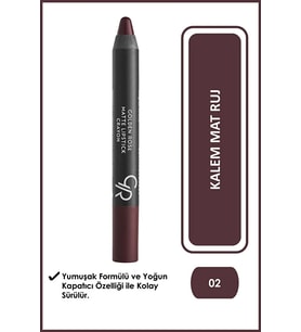 Northcity Matte Lipstick Crayon 02 - 3.5g Mat Kalem Ruj Uzun Süre Kalıcı