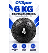 CKSpor 6 Kg Zıplamayan Sağlık Topu Slam Ball Crossfit Fitness Fonksiyonel Antrenman Ağırlık Topu