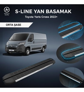 Citroen Jumper Orta S-Line Premium Krom Yan Basamak   2006-2022