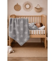 Müslin bebek örtüsü 120x120 ve 70x70 ikili set