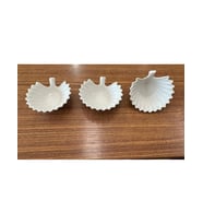Cooker CKR3623 Yaprak Desenli Porselen Reçellik 3'lü