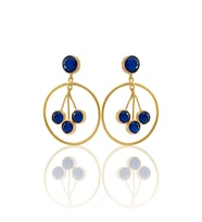 Kadir Jewellery 22 Ayar Altın Kaplama Vintage Küpe -El İşçiliği Ve Hipoalerjenik Küpe
