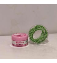 RoseCity Gül Kremi 85 ml Alana RoseCity Gül Kokulu 99lü Açık Yeşil Namaz Tesbih Hediye