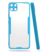 Durukar® Realme C15 Kılıf Platin Silikon - Mavi