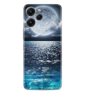 Xiaomi Redmi 12 128 GB 4 GB Ram Kılıf Desenli Silikon Great Moon 1301