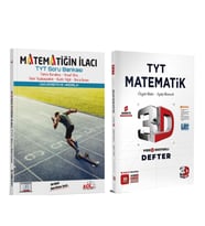 3D TYT Matematik Defteri ve Acil Matematiğin İlacı Soru Bankası Seti 2 Kitap