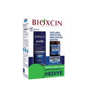 BİOXCİN BİOTİN 5.000 MCG 60 TABLET ALANA BİOTİN ŞAMPUAN 300 ML HEDİYE