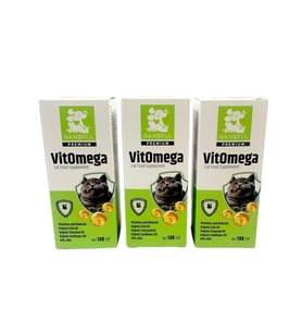 3 Kutu Kediler İçin VitOmega 100 ml