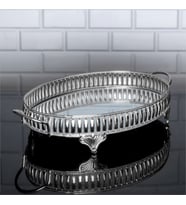 LÜKS TEPSİ 25 CM (Tatlı Gri)